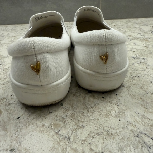 Pre-Owned Dylann White Canvas Slip On Platform sneakers by Lulus size 8 -cp - Picture 4 of 9